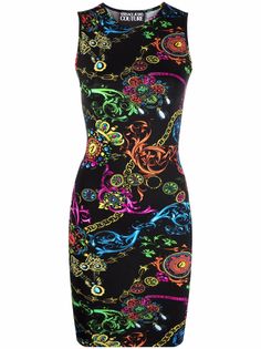 Versace Jeans Couture платье с принтом