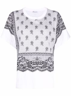 RED Valentino футболка с принтом