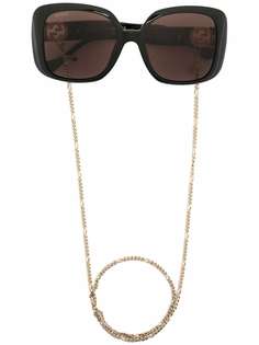 Gucci Eyewear солнцезащитные очки с цепочкой