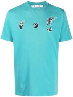 Off-White футболка Florida Marlins из коллаборации с MLB