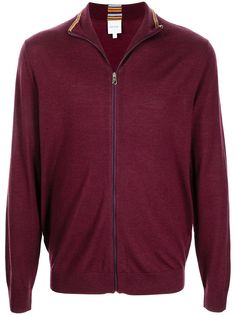 PAUL SMITH джемпер тонкой вязки с высоким воротником