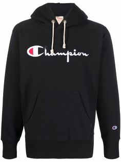 Champion худи с вышитым логотипом