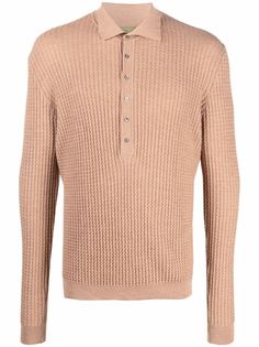Lardini трикотажная рубашка поло с длинными рукавами