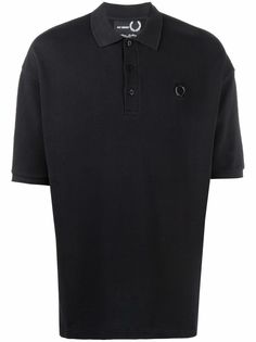 Raf Simons X Fred Perry рубашка поло с принтом