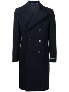 Polo Ralph Lauren двубортное пальто с заостренными лацканами