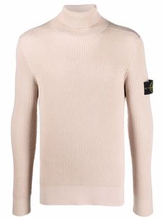 Stone Island джемпер с высоким воротником и логотипом