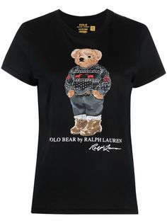 Polo Ralph Lauren футболка с принтом Polo Bear