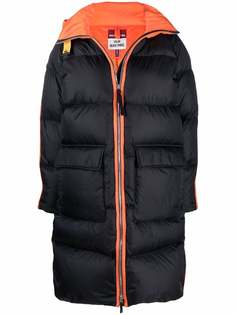 Parajumpers пуховик с контрастной вставкой