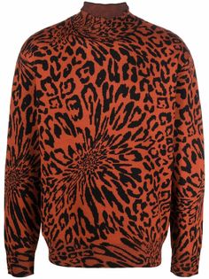 Etudes свитер с леопардовым принтом