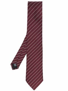 LANVIN шелковый галстук в тонкую полоску