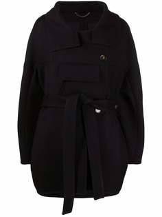 Stella McCartney короткое пальто с поясом