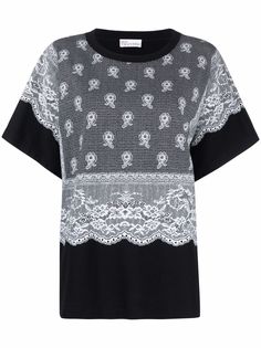 RED Valentino футболка с принтом