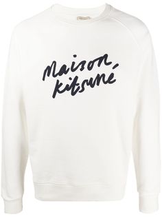 Maison Kitsuné толстовка с графичным принтом