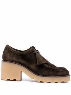 Clarks Originals туфли Wallabee на блочном каблуке