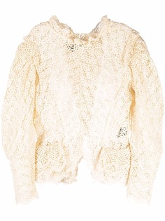 Isabel Marant блузка с кружевом