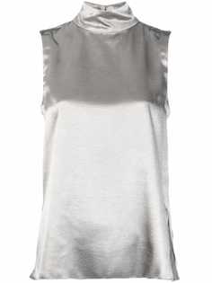 Barena блузка с эффектом металлик