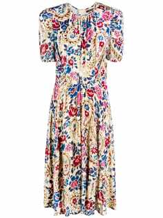 Isabel Marant платье миди Ulianad с цветочным принтом