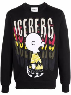 Iceberg толстовка Charlie Brown с графичным принтом