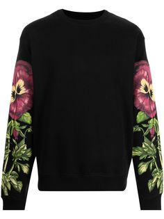 Kenzo толстовка с цветочным принтом