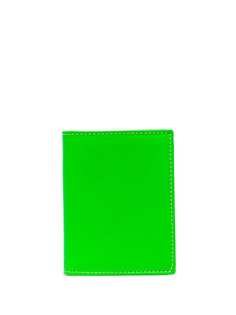 Comme Des Garçons Wallet Super Fluo leather cardholder