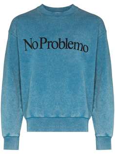 Aries No Problemo crew-neck sweatshirt
