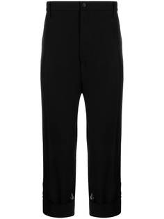 Yohji Yamamoto high waist cropped trousers