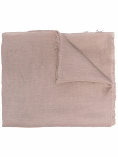 Faliero Sarti raw-edge knitted scarf