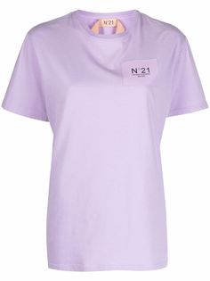 Nº21 logo-patch short-sleeve T-shirt