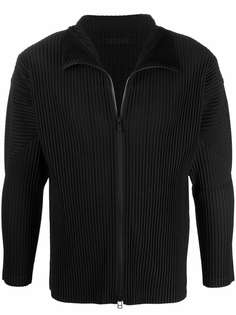 Homme Plissé Issey Miyake pleated zip-up cardigan