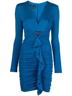 Pinko ruffle-trimmed mini dress