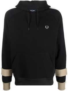 FRED PERRY худи в стиле колор-блок