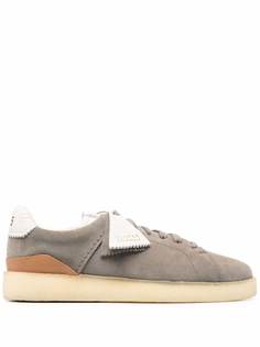 Clarks Originals suede-leather lace-up trainers