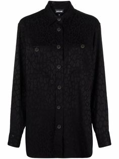 Just Cavalli рубашка с анималистичным узором