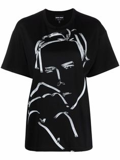 Giorgio Armani футболка с графичным принтом