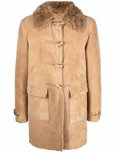 Desa 1972 shearling-lined suede jacket
