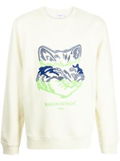Maison Kitsuné embroidered fox sweatshirt