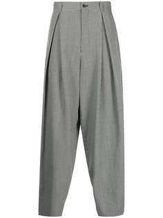 Comme Des Garçons Homme Plus широкие брюки строгого кроя
