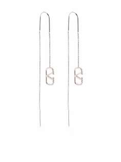 Valentino Garavani Vlogo Signature drop earrings