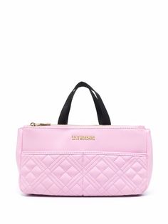 Love Moschino top-handle make up bag