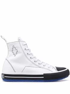 Marcelo Burlon County of Milan CROSS HIGH VULCANIZED SNEAKER WHITE BLAC