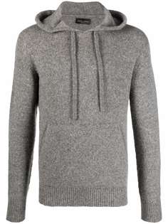 Roberto Collina brushed knit hoodie