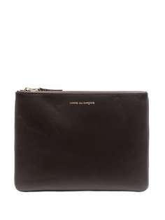 Comme Des Garçons leather pouch clutch bag