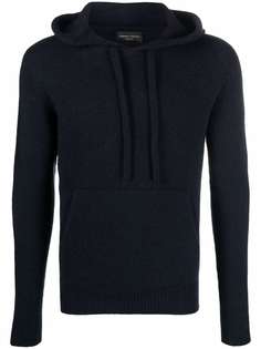 Roberto Collina brushed knit hoodie