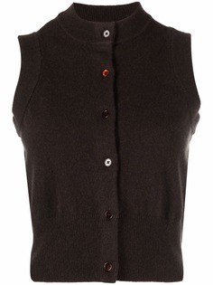 extreme cashmere fine-knit vest top