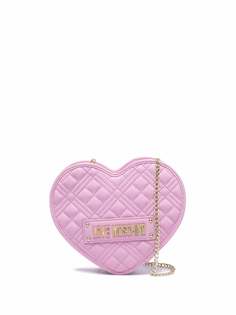 Love Moschino heart-cut quilted shoulder bag