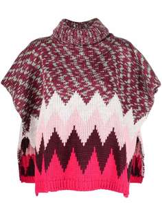 M Missoni patterned short-sleeve jumper