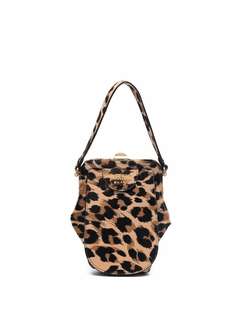 Moschino animal-print snap-purse bag