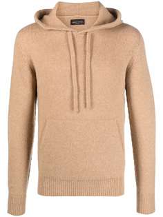 Roberto Collina brushed knit hoodie