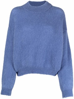 Alysi mock-neck mohair jumper