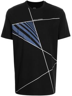 Armani Exchange футболка с графичным принтом